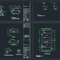 某化工洗桶废水处理站污水处理工艺图纸