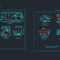 自来水厂各种净水工艺及高程布置图