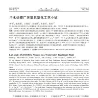污水处理厂厌氧氨氧化工艺小试_李冬