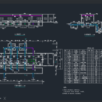 长春某水厂给水泵站平面图