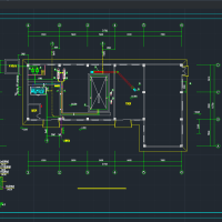 脱水机房工艺平面布置图