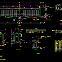 2个污泥浓缩池图纸