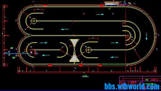 污水处理卡鲁塞尔氧化沟工艺设计图