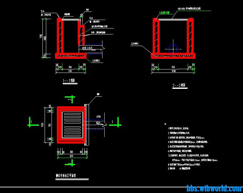 市政雨水口详图