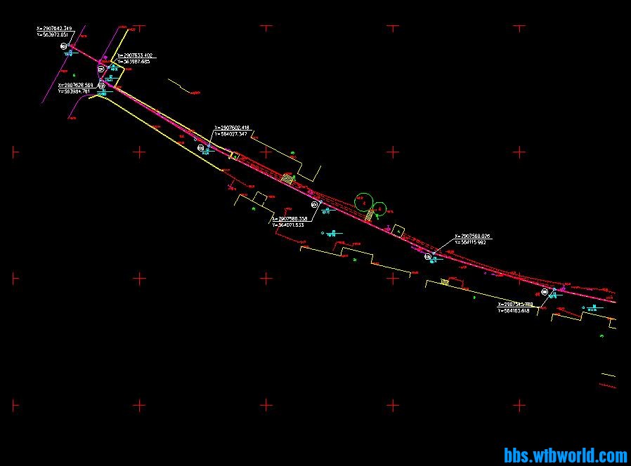 给水管道断面图