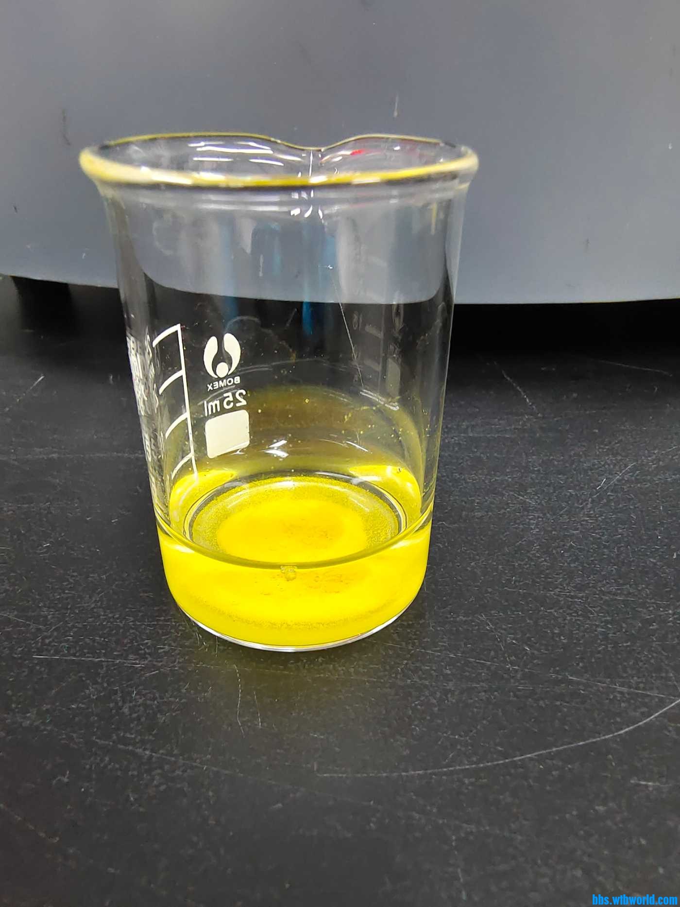 这是加硫酸汞后的水样